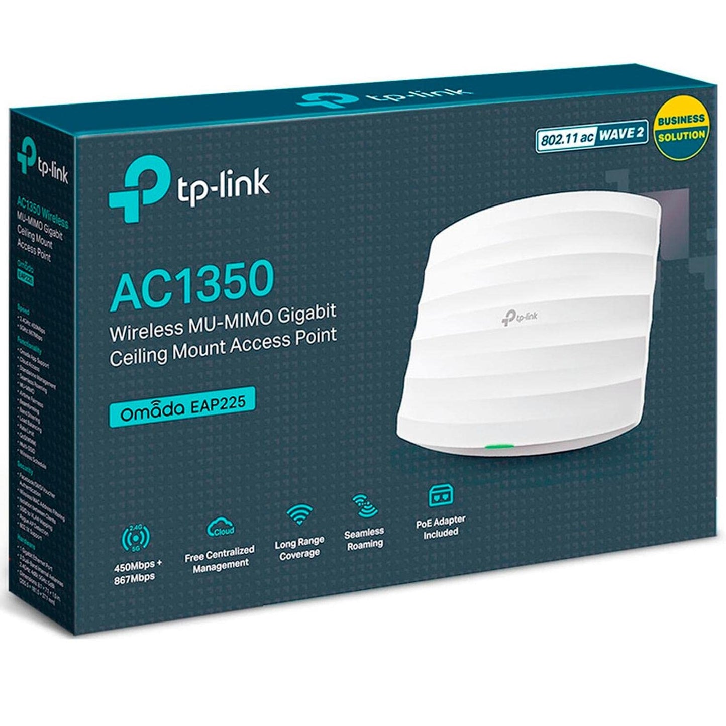 Punto de Acceso TP-Link EAP225 Blanco Montaje en Techo Inalámbrico AC1200