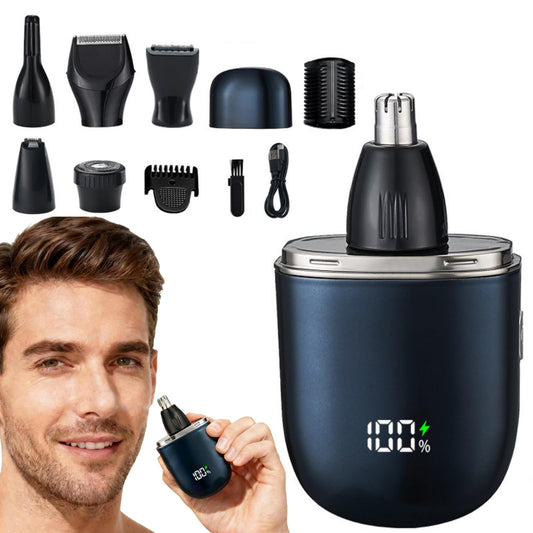 Recortadora de Vello Nasal Recargable Hombre USB 6 en 1
