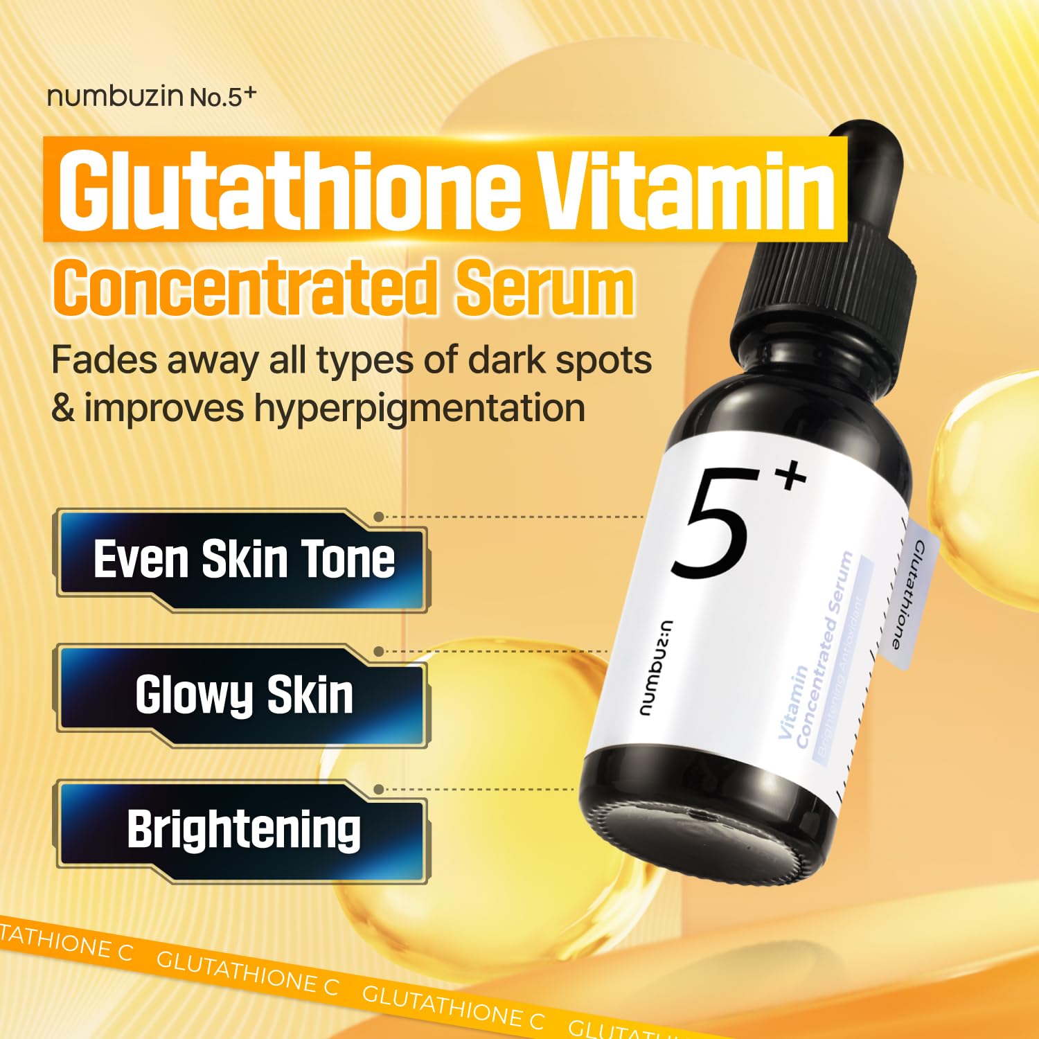 Numbuzin No. 5+ Glutathione Vitamin C Concentrated Serum 30ml