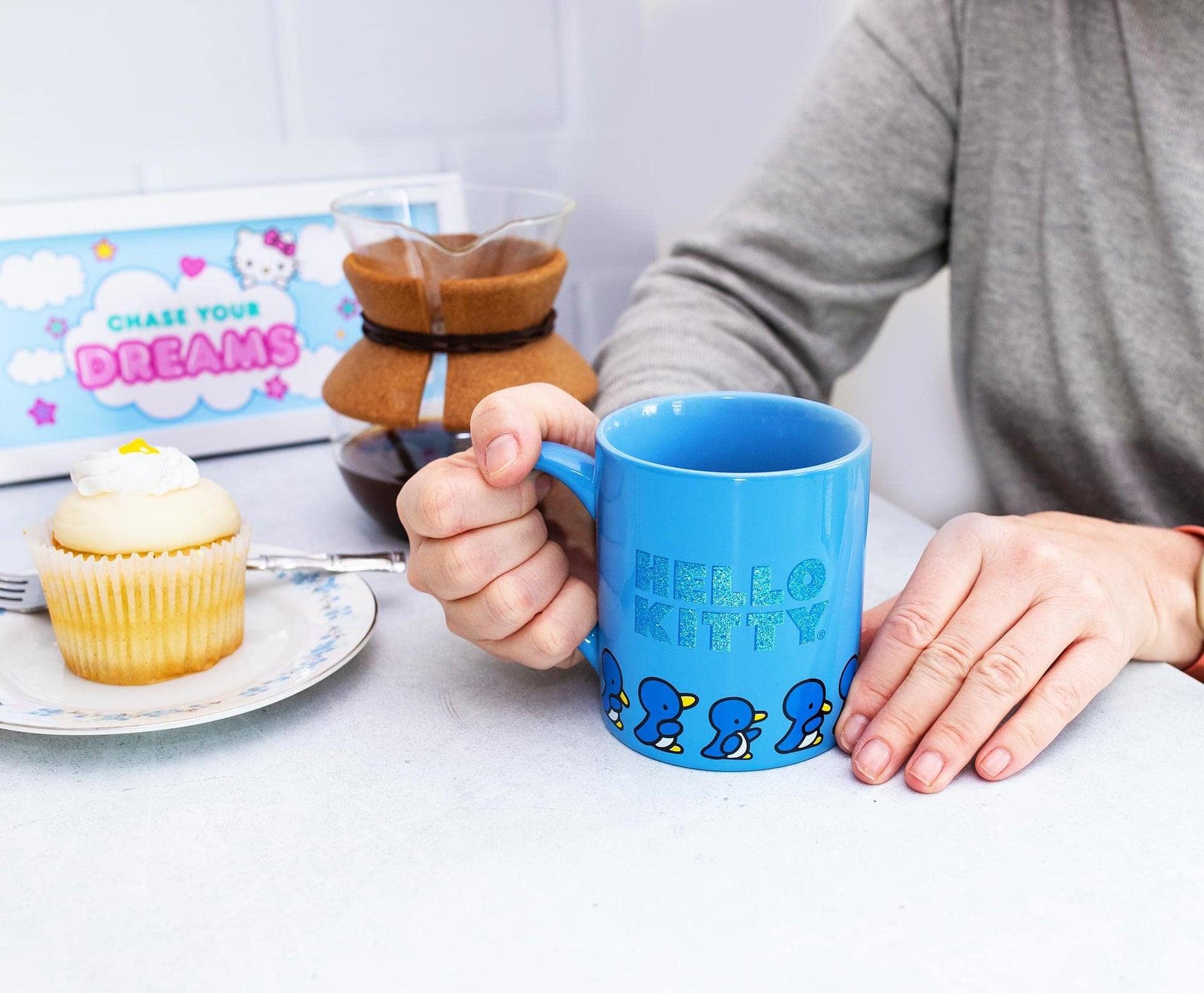Taza de Cerámica Sanrio Hello Kitty Azul Brillante