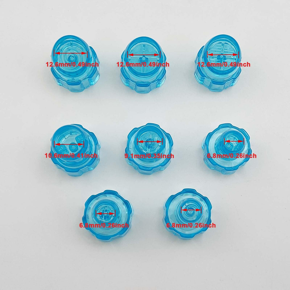Facial Care Face Cleaning Tool Skin Beauty Set Hydro Dermabrasion Water Peeling 8pcs Elitzia ETAF133T (azul)