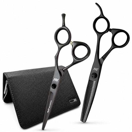 JW XO - Juego de tijeras y mezcladoras profesionales (6,0 pulgadas)