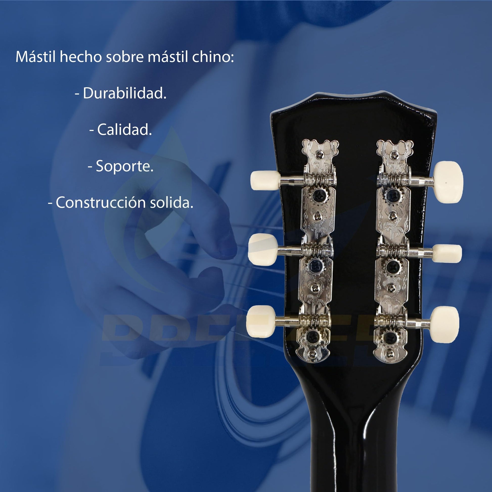 BREEZEE Guitarra Acústica Curva Recortada de 38 Pulgadas Fabricada Sobre Madera de Tilo 18 Trastes, Kit de Accesorios Funda, Capo, Plumillas, Correa, Cuerdas Extra de Metal, Adultos y Niños