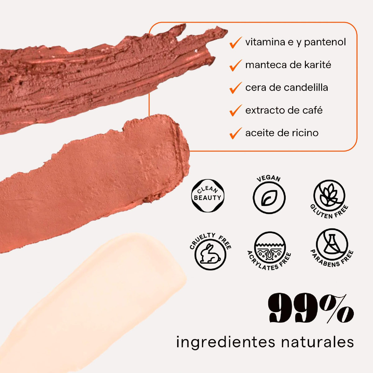 SARELLY, Kit de Maquillaje, Lip Combo 5 en 1, Labial, Delineador, Iluminador, Sacapuntas y Estuche, Tamarind