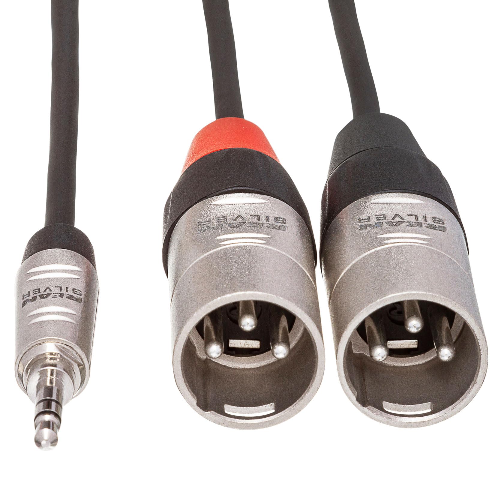 Hosa HMX-010Y Pro - Cable de ruptura estéreo TRS macho a doble XLR macho - 10 pies