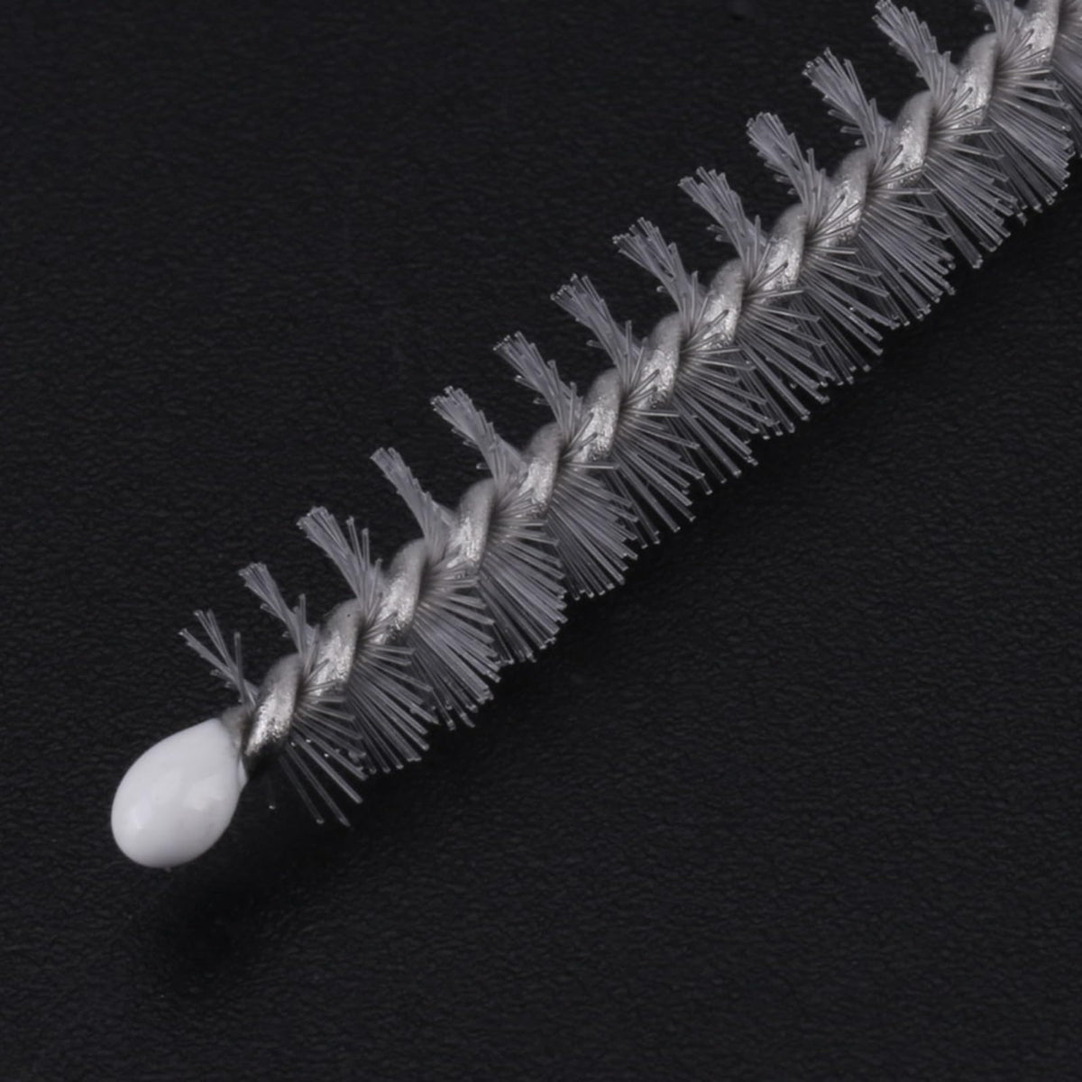 Fosa Juego de 20 Cepillos de Limpieza para Biberones, Acero Inoxidable, Cerdas de Nylon, Plateado