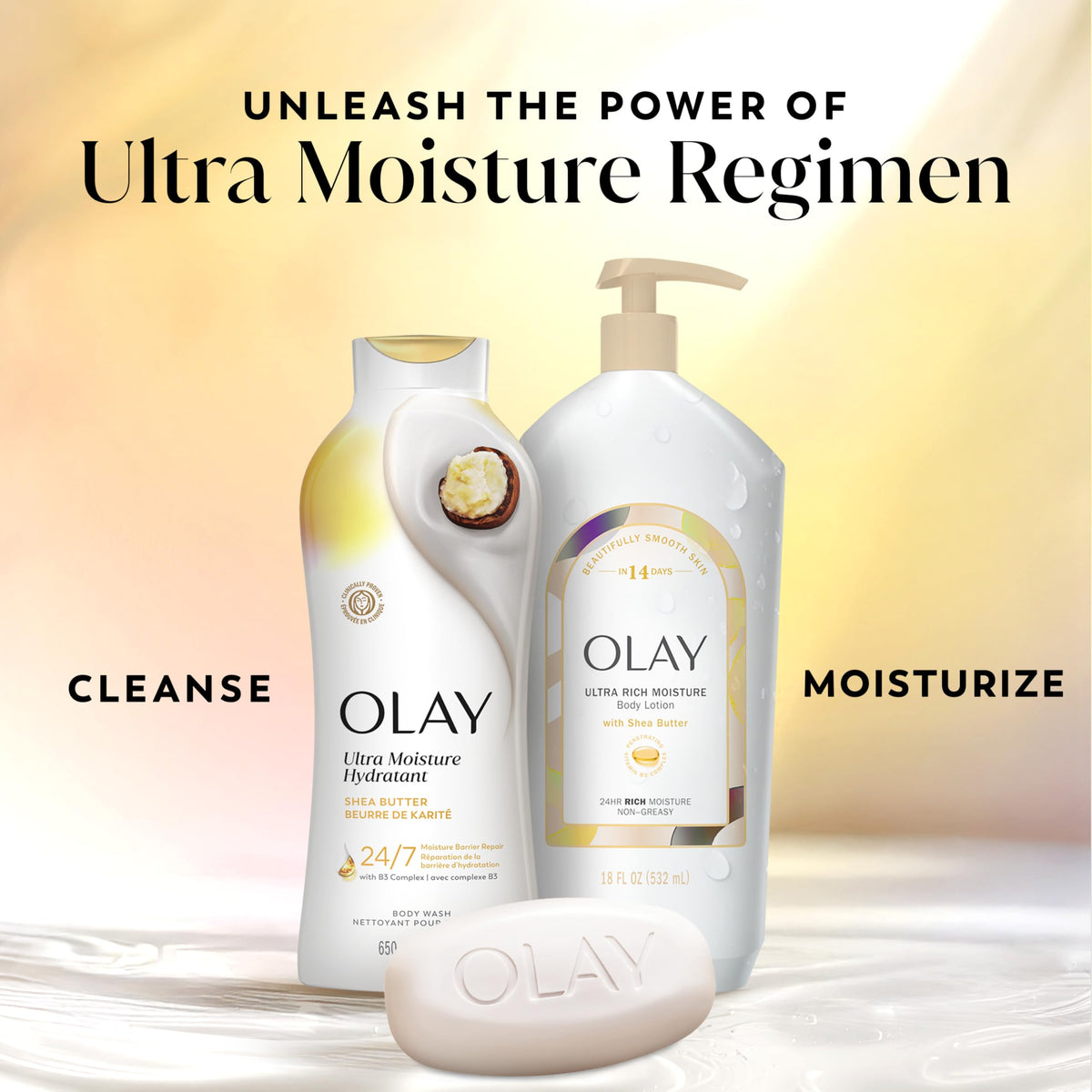 Olay Ultra Moisture Shea Butter Body Wash, 1.6 Pound
