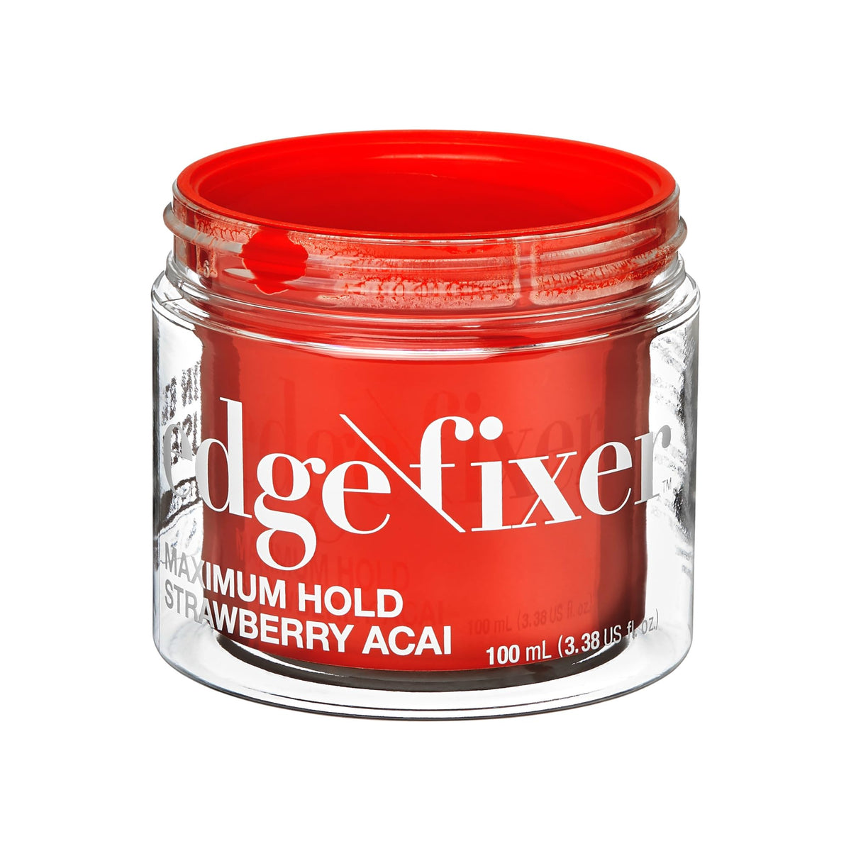 VERSAINSECT Max Hold 100mL (3.38 US fl.oz) & 4 in 1 Edge Brush with Fine Edge Combs & Spatula (Strawberry Acai)