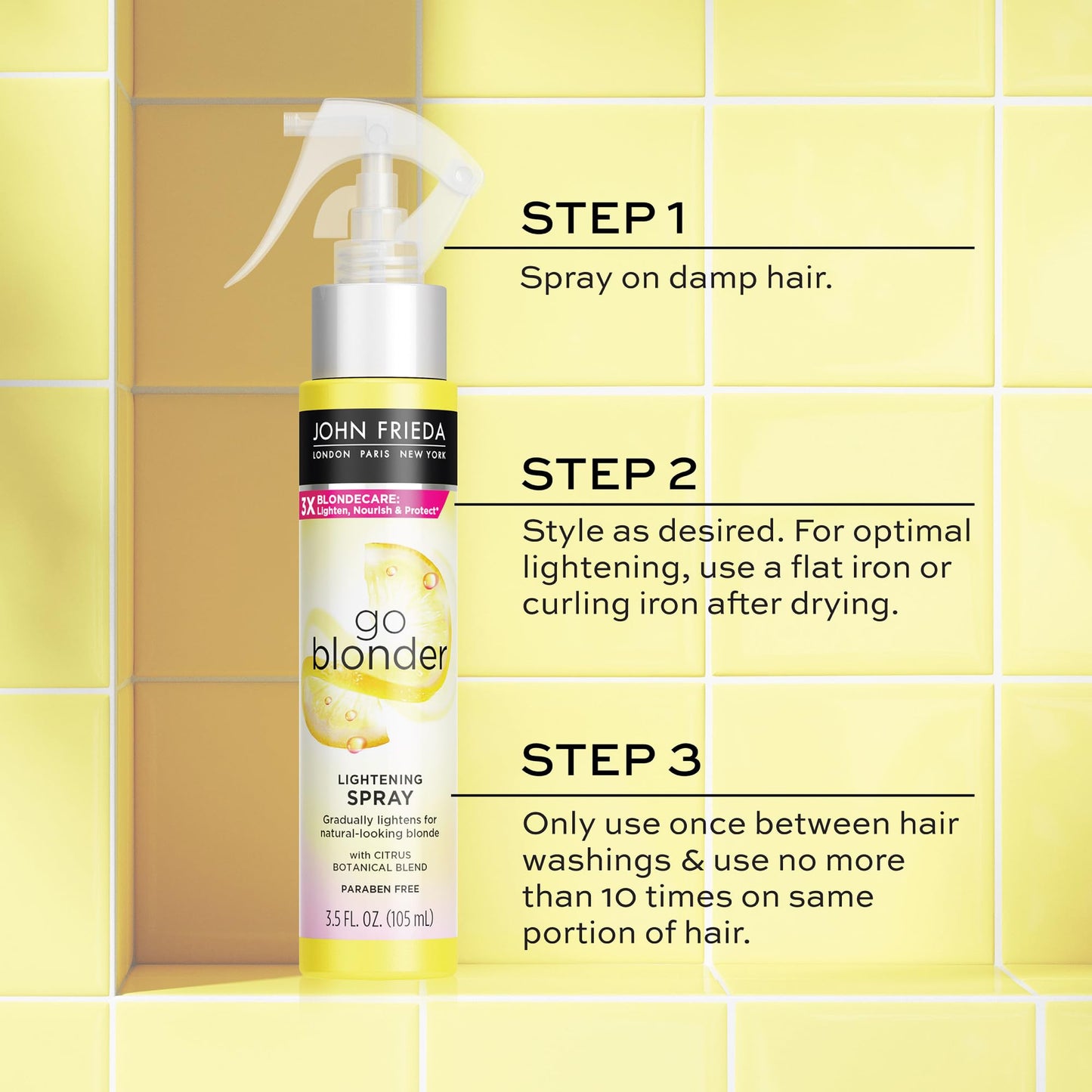 Spray Aclarante John Frieda Sheer Blonde Go Blonder