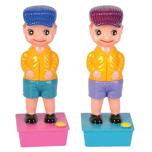 ArtCreativity Squirt Wee Pee Boy Set (Pack of 2) | 7.5" Peeing Boy Squirter Toys | Leak-Free Water Base | Classic Funny Novelty Gag Gift for Men, Women, Kids (Multicolor)