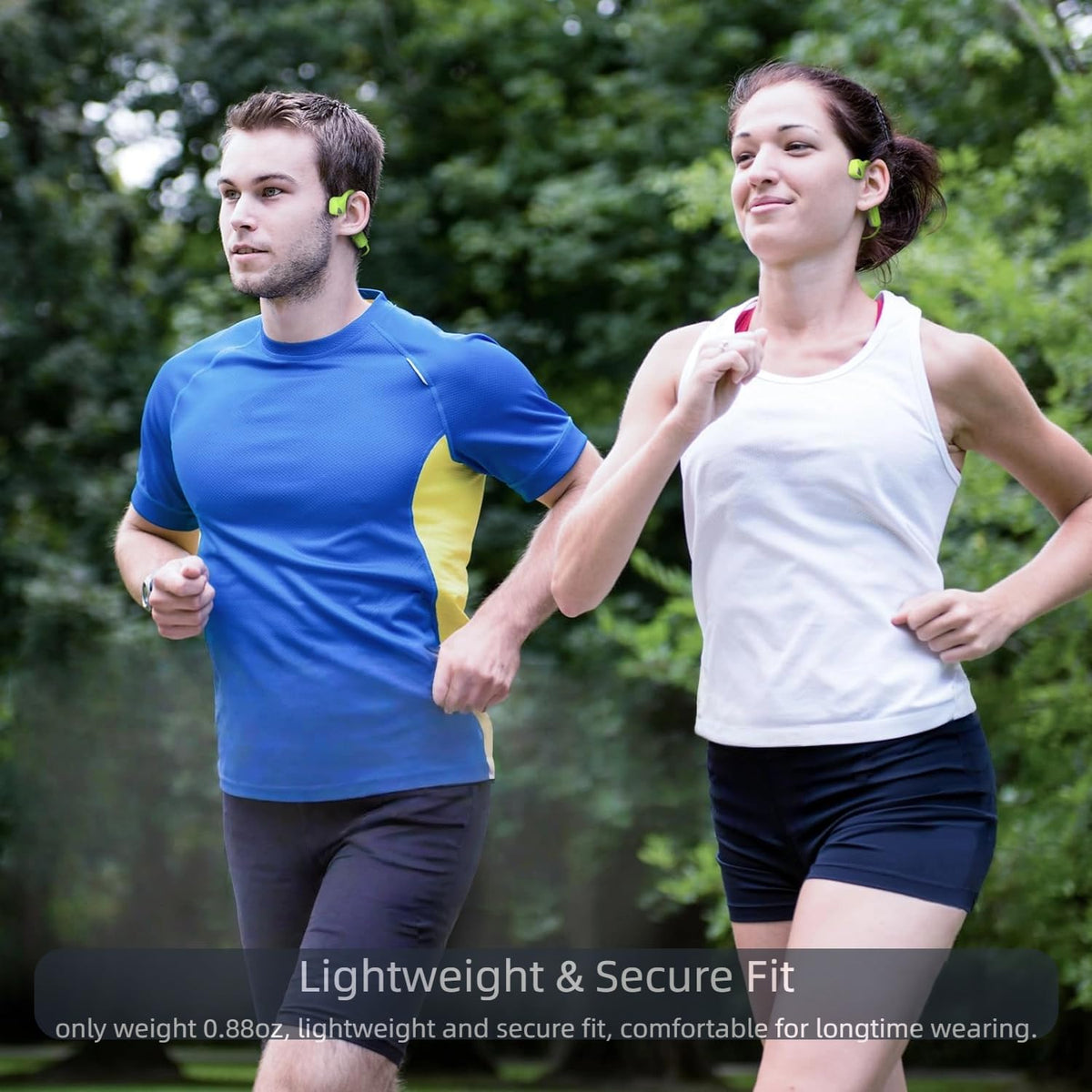 Auriculares Deportivos Bluetooth YouthWhisper Negro de Conducción Ósea Impermeables para Entrenamientos y Ciclismo