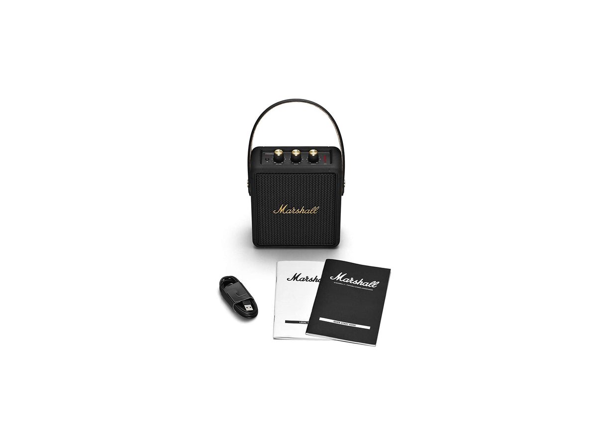 Bocina Portátil Bluetooth Marshall Negro Latón