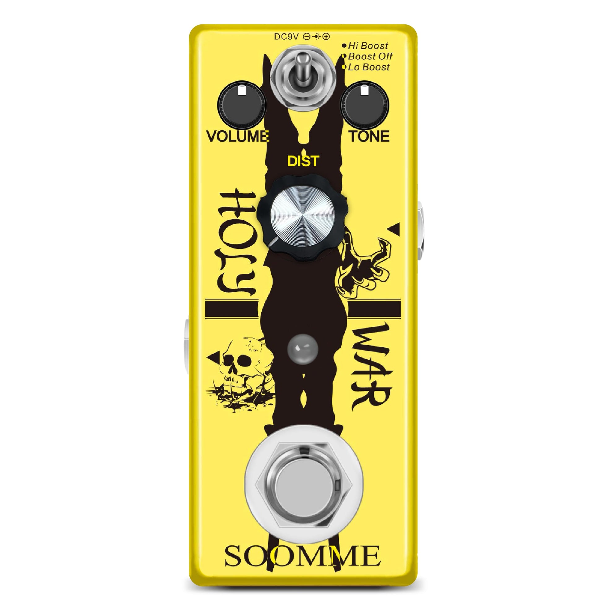 Pedal de Guitarra SOOMME Heavy Metal Mini Atom Efecto Único True Bypass