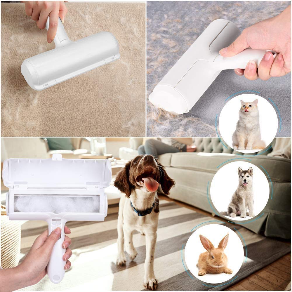 AVEDISTANTE Quitapelos y Rodillos para Mascotas, Cepillo de Limpieza Removedor de Pelaje para Perro y Gato, Mágico Depilación Eliminador de Pelo para Animales Cepillos para Perros