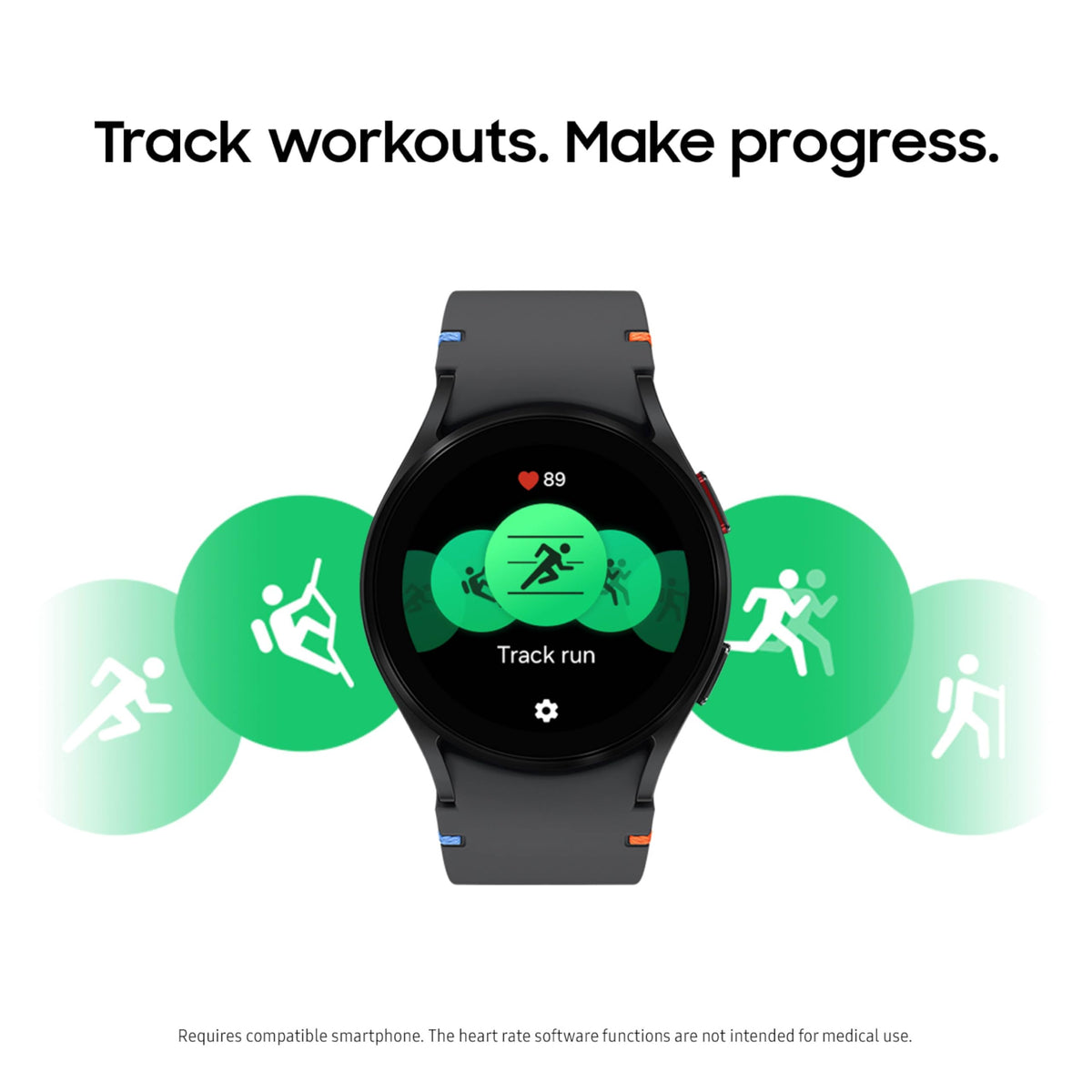 Smartwatch Samsung Galaxy Watch 40 mm LTE Negro con Sensor BIA y Seguimiento de Fitness