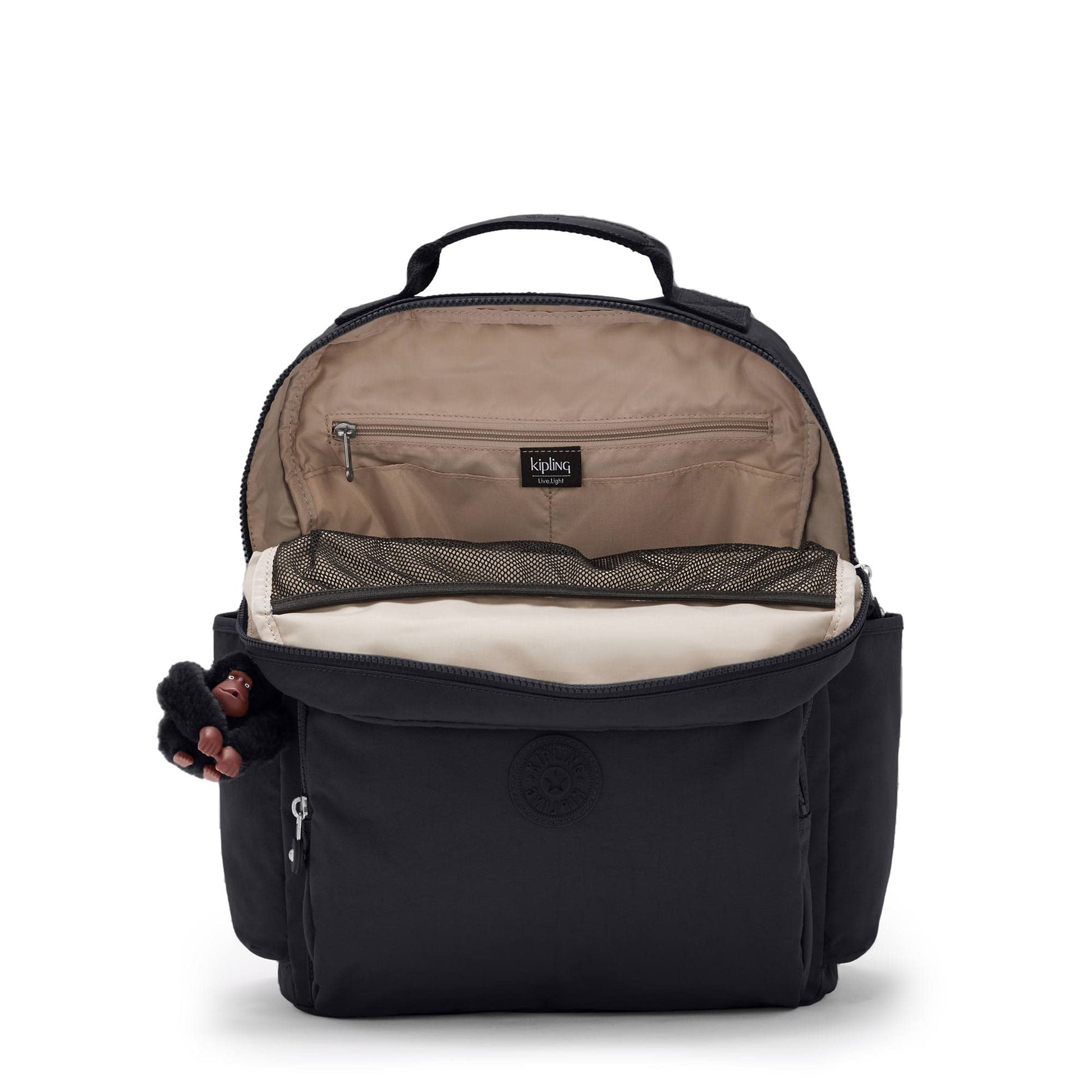 Kipling So - Mochila para pañales para bebé, color negro