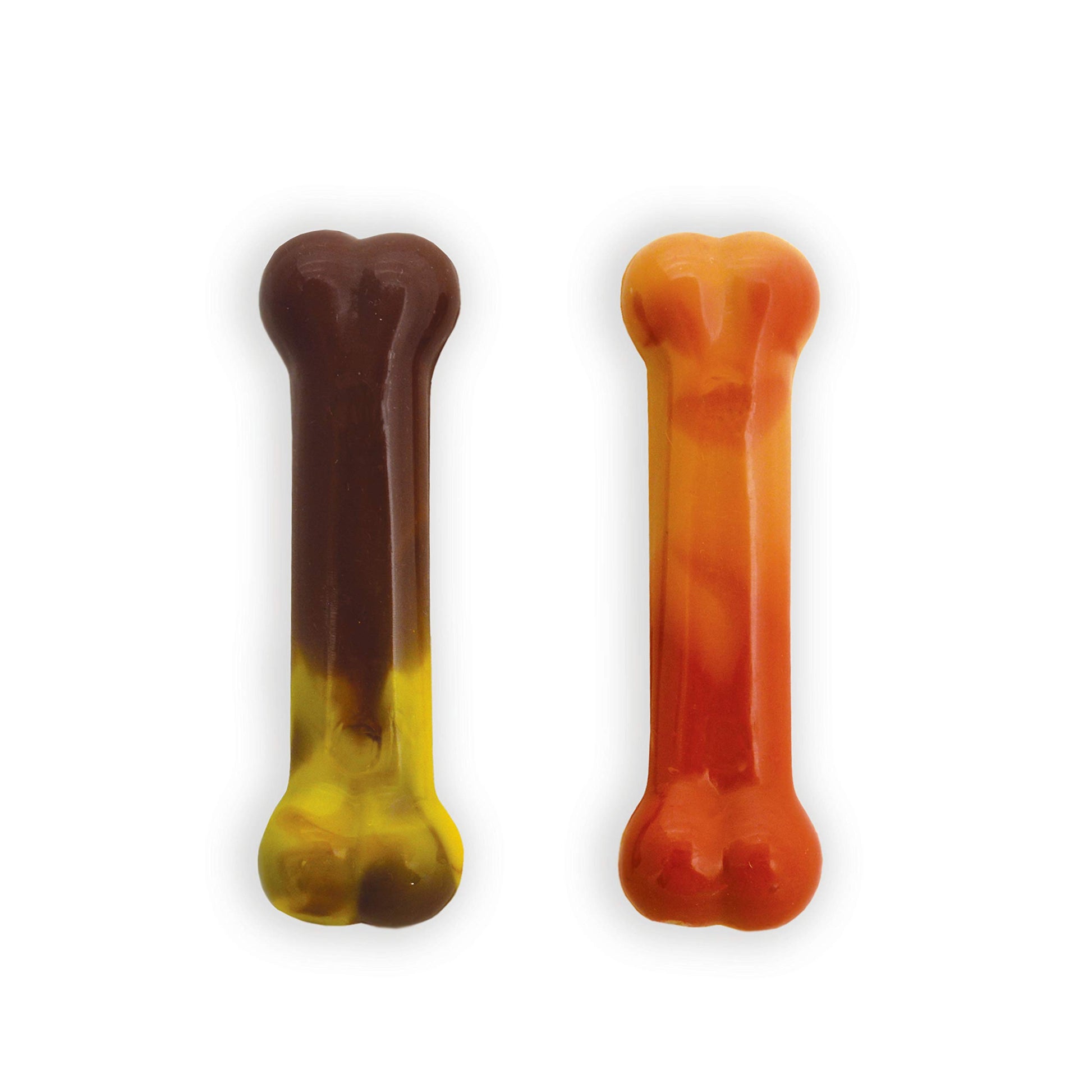 Hueso Masticable Nylabone Tocino y Pay de Manzana para Perros Regular Twin Pack