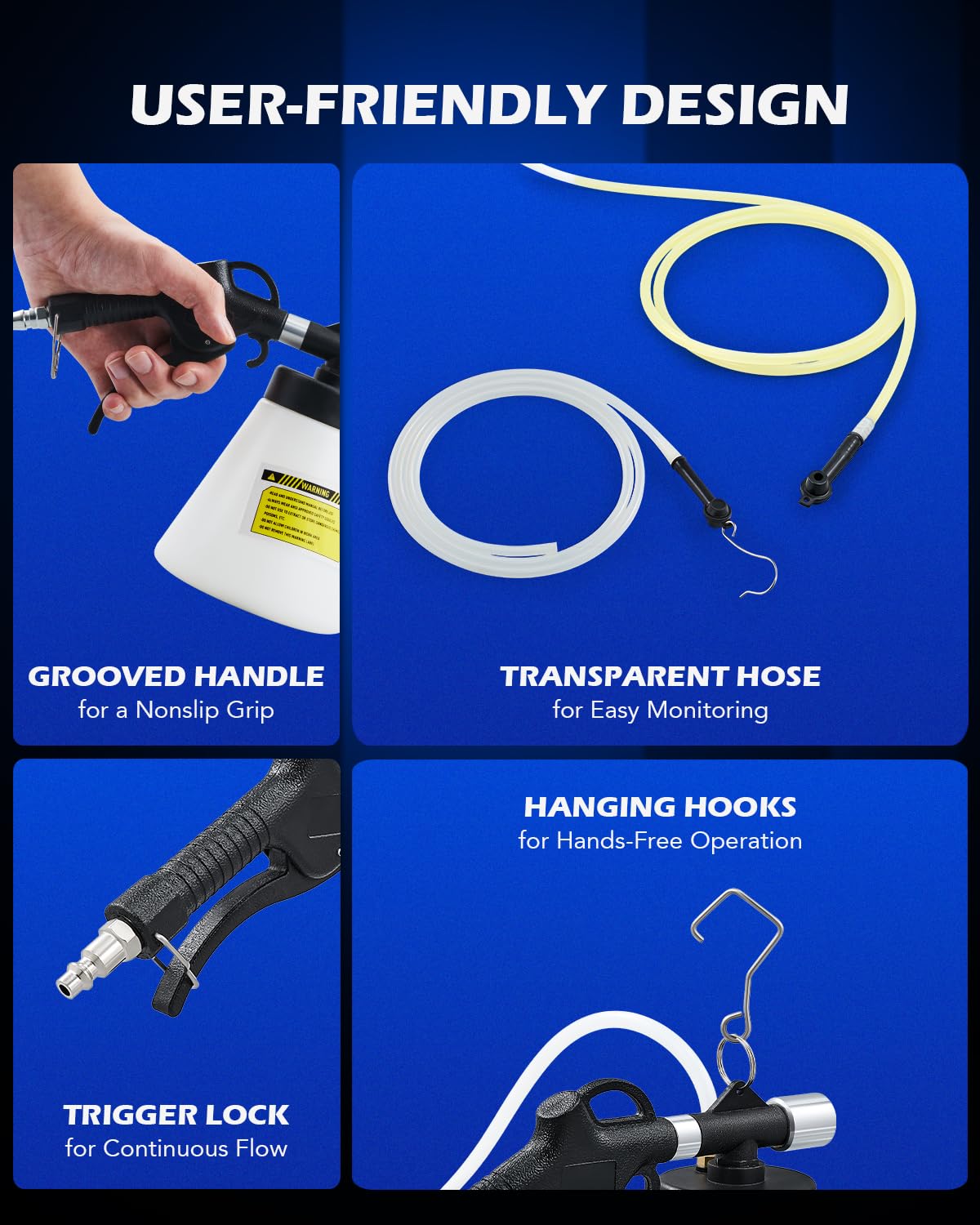 Kit de Purga de Frenos Neumáticos Orion Motor Tech 0,8 qt con Adaptadores de Cilindro Maestro para Purga Eficiente