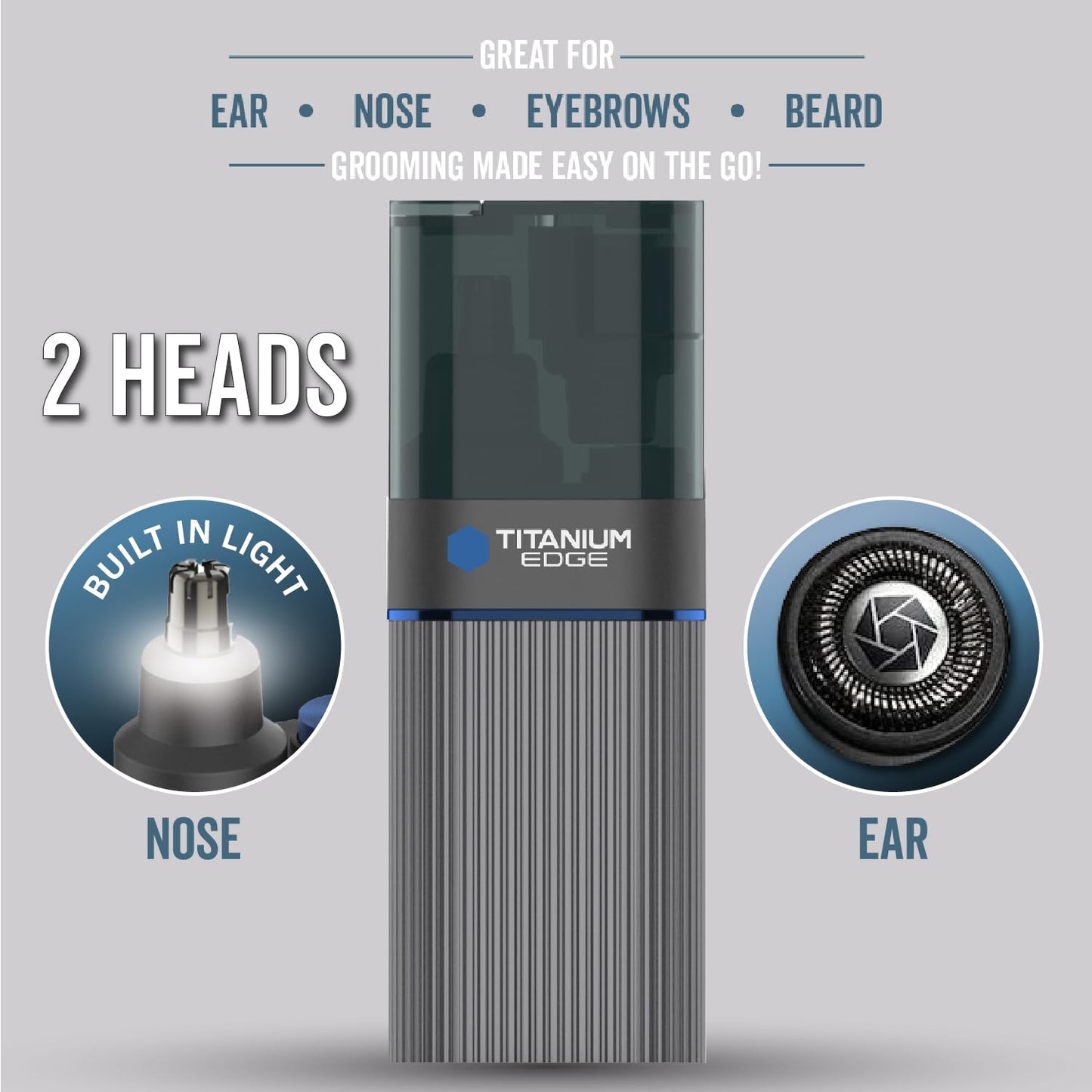 Microtouch - Recortadora de orejas y nariz de titanio