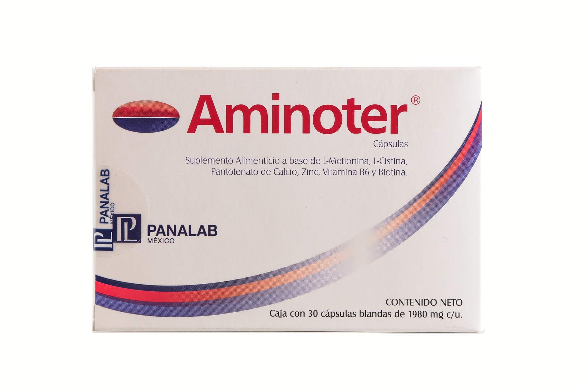 Cápsulas PANALAB AMINOTER 30 Unidades Blanca