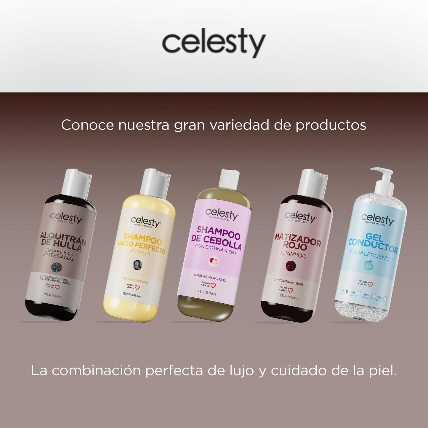 CELESTY | Shampoo sin Sulfatos y Parabenos - Shampoo Alquitrán | Alivio para Dermatitis Seborréica y Psoriasis - Ideal para el Cuidado del Cabello Limpio y Saludable | 250ml