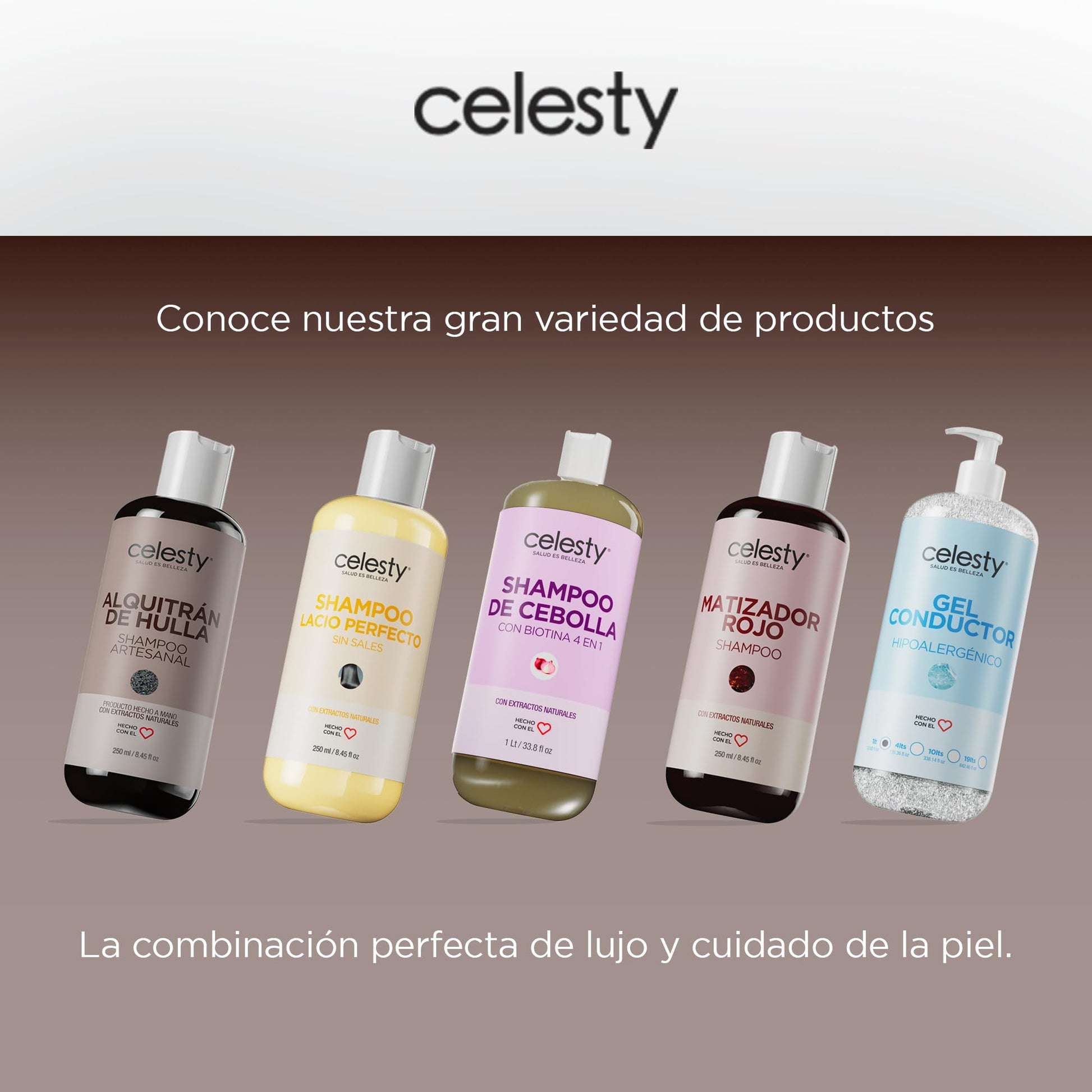 CELESTY | Shampoo sin Sulfatos y Parabenos - Shampoo Alquitrán | Alivio para Dermatitis Seborréica y Psoriasis - Ideal para el Cuidado del Cabello Limpio y Saludable | 250ml