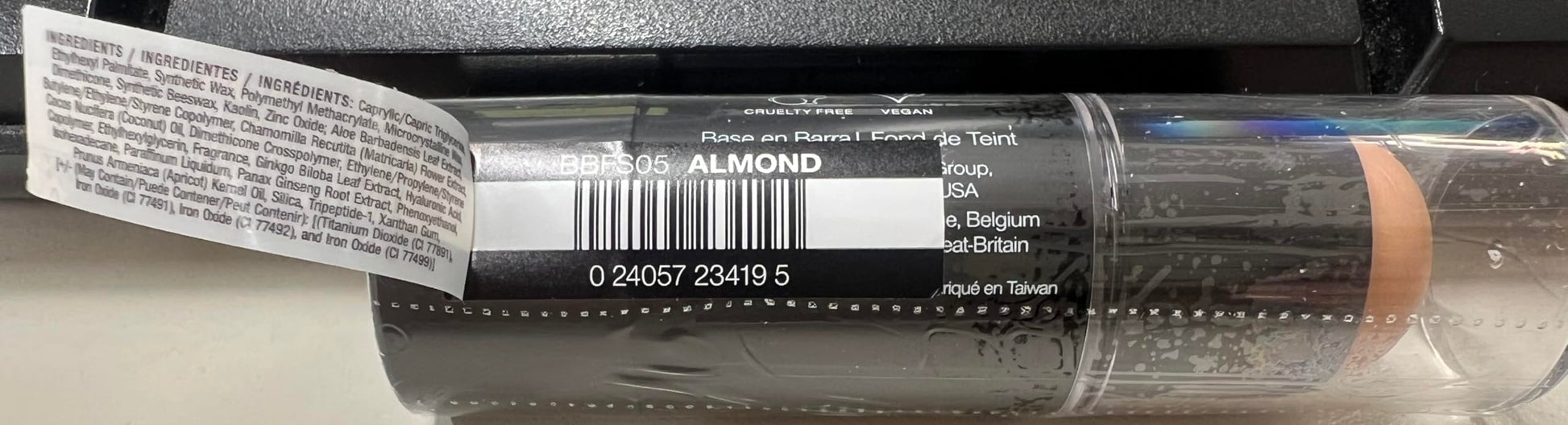 Palladio BUILD & BLEND - Barra de base de maquillaje, barra de contorno para cara de cobertura media, fórmula cremosa ultra mezclable para un acabado natural sin brillo, 0.25 onzas, Almond