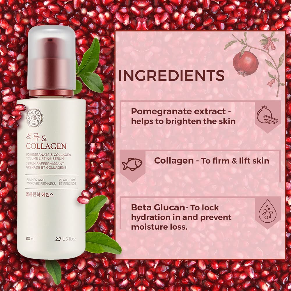 THE FACE SHOP Pomegranate & Collagen Volume Lifting Serum