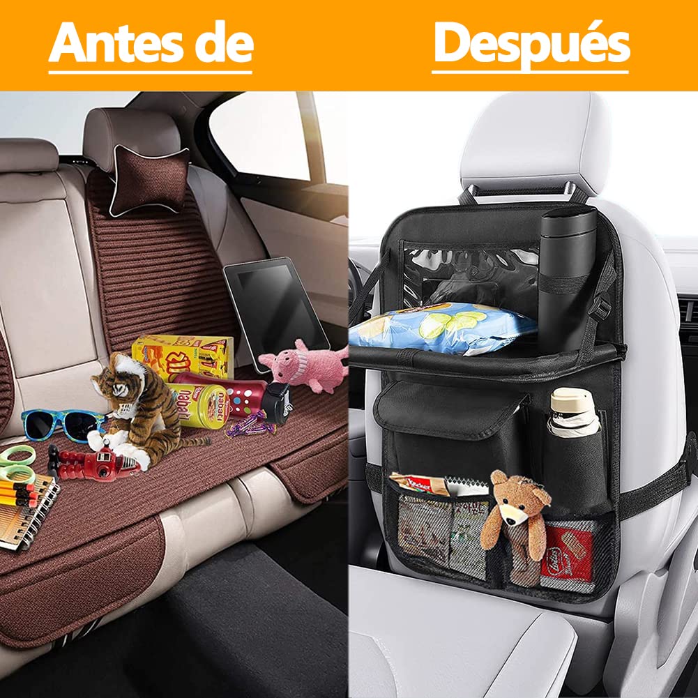 Organizador del Asiento Trasero del Coche con Soporte