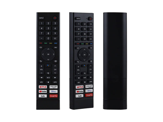 Control Compatible con HISENSE 2021 A6 Series Smart TV Erf3f80h 4k 43A6G 50A6G 55A6G 60A6G 65A6G 70A6G 75A6G 50U6G 55U6G 65U6G 75U6G 50A66FUA 55A66FUA 50A533 FUA 55A53FUA 65A53FUA 50U68G 55U68G