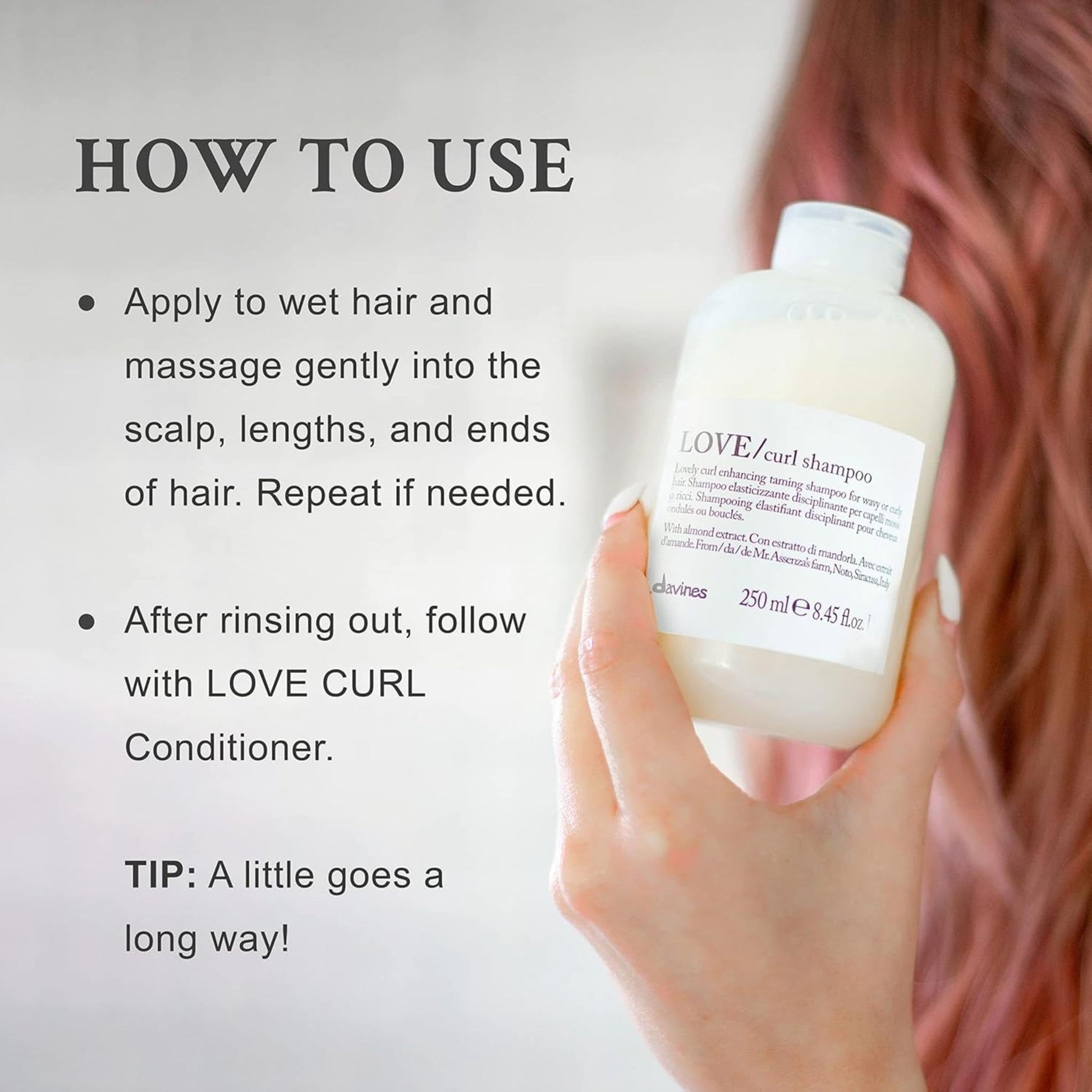 Davines Love Curl Champú, 249 ml