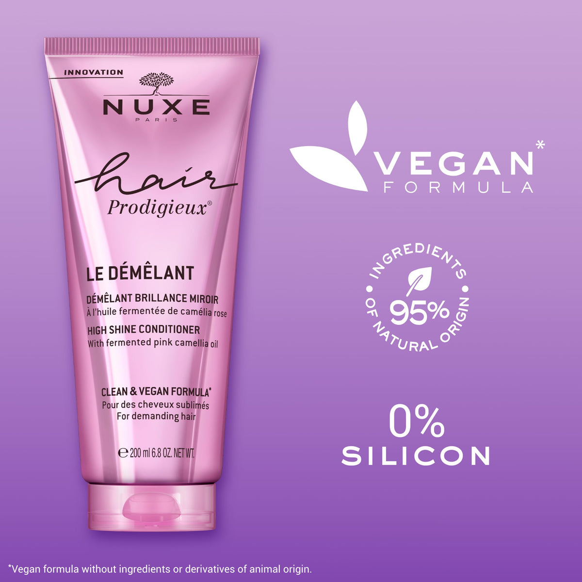 Nuxe Hair Prodigieux le Démêlant Brillance Miroir, 200 ml