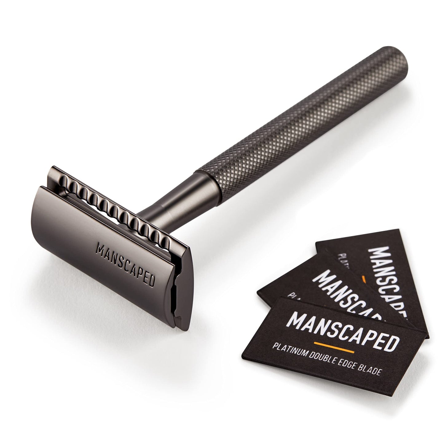 MANSCAPED™ Plow 2.0 - Maquinilla de afeitar de seguridad higiénica de acero inoxidable