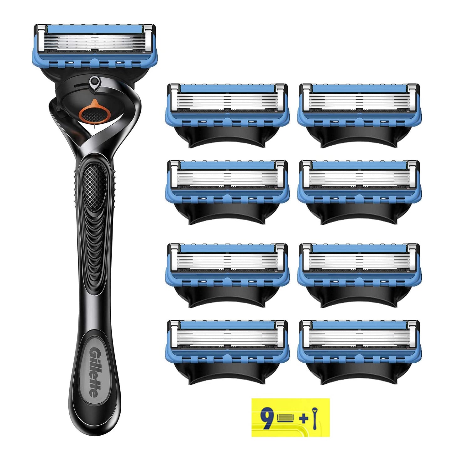 Gillette Proglide Máquina Para Afeitar Recargable + 9 Repuestos Para Afeitar