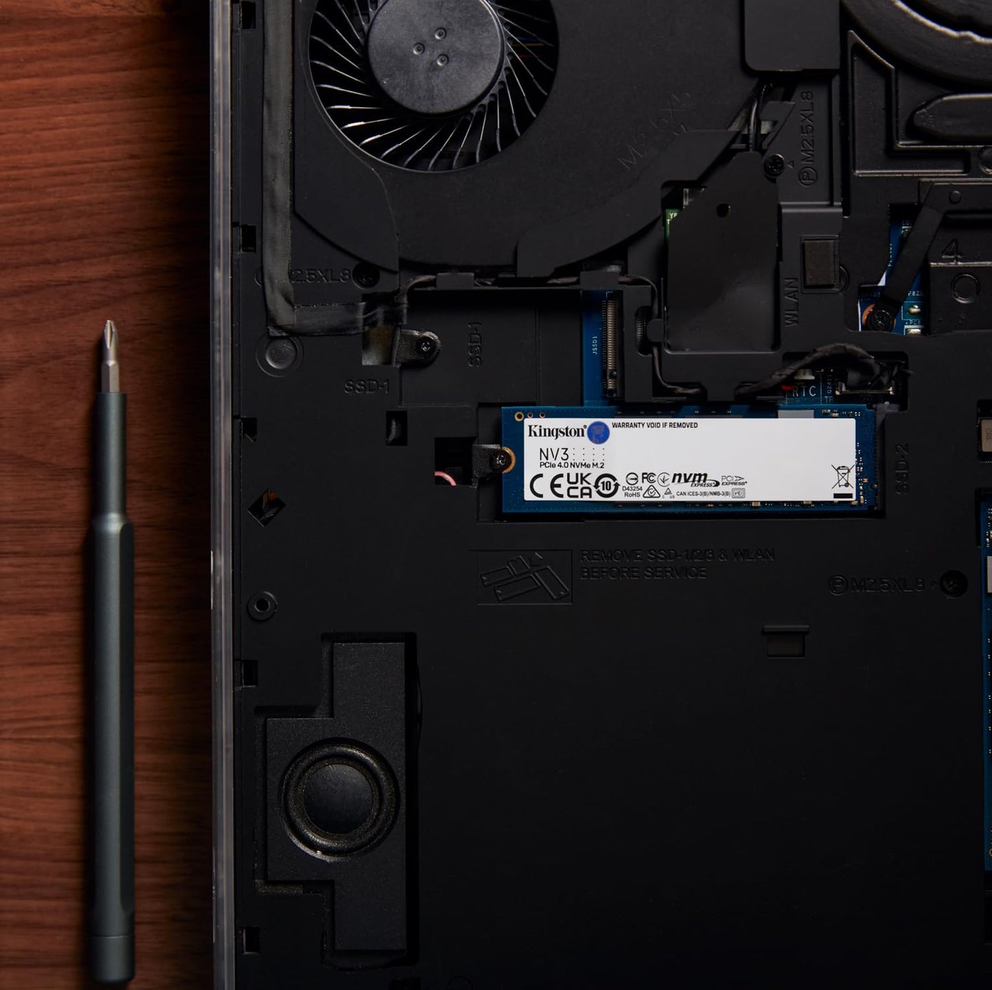 Kingston SSD NV3, Capacidad: 500GB, Factor de Forma: M.2 2280, Interfaz: NVMe PCIe Gen 4.0 x 4 Carriles, Lectura: 5000MB/s y Escritura: 3000MB/s, SKU: SNV3S/500G