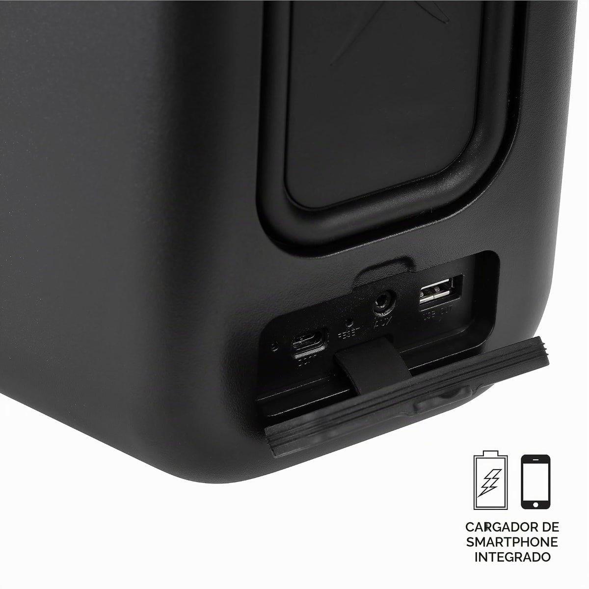 Altavoz Inalámbrico Altec Lansing Negro 60W Bluetooth con Sincronización de Fiesta y Modos LED Multiples