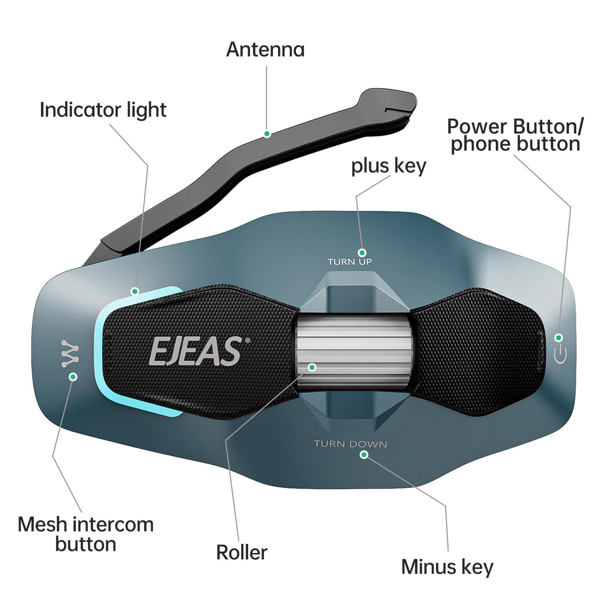 Auriculares SolaMr X10 Negros con Bluetooth 5.1 y Cancelación para Casco de Motocicleta y Esquí