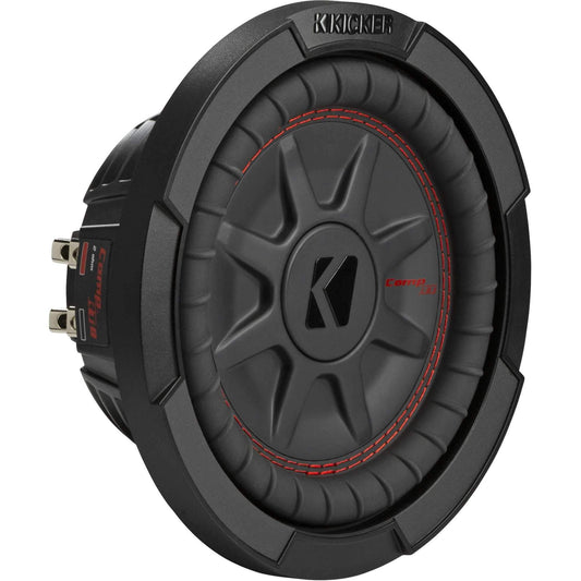 KICKER 48CWRT84 CompRT Subwoofer de 8 pulgadas, DVC, 4 ohmios