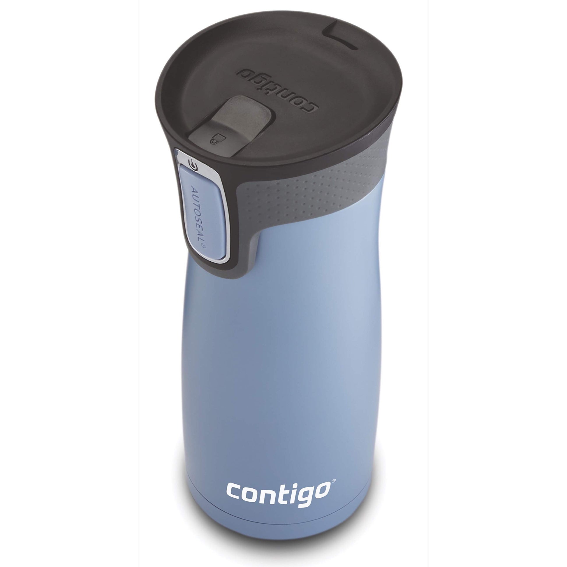 Contigo 2063326 West Loop Vaso para viaje, autosellado, sellado al vacío, acero inoxidable, Earl Grey, 16 onzas, 1