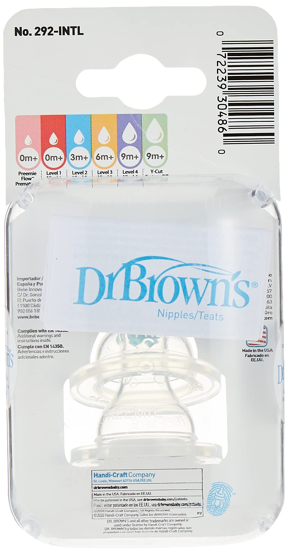 Tetina Estándar Dr. Brown's Options+ Prematuro