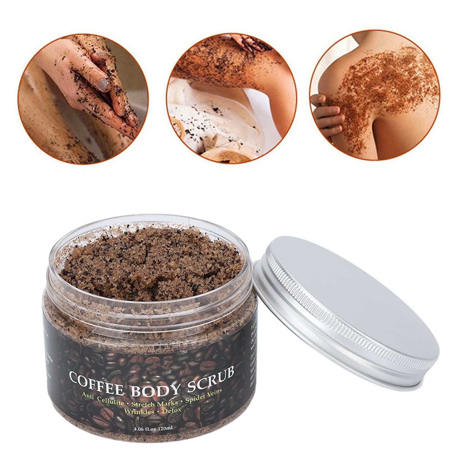 Exfoliante Corporal Seguro Café Limpieza Profunda Nutritivo para el Cuidado Diario de la Piel