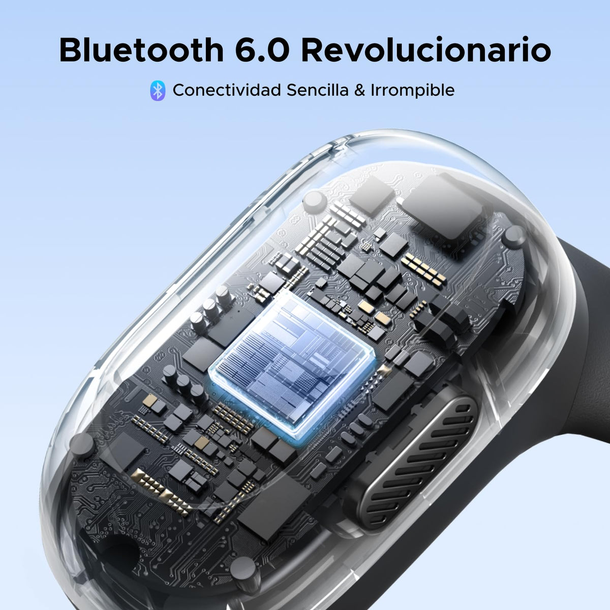 Audífonos Bluetooth UGREEN Open Ear 32H con 4 Micrófonos IA