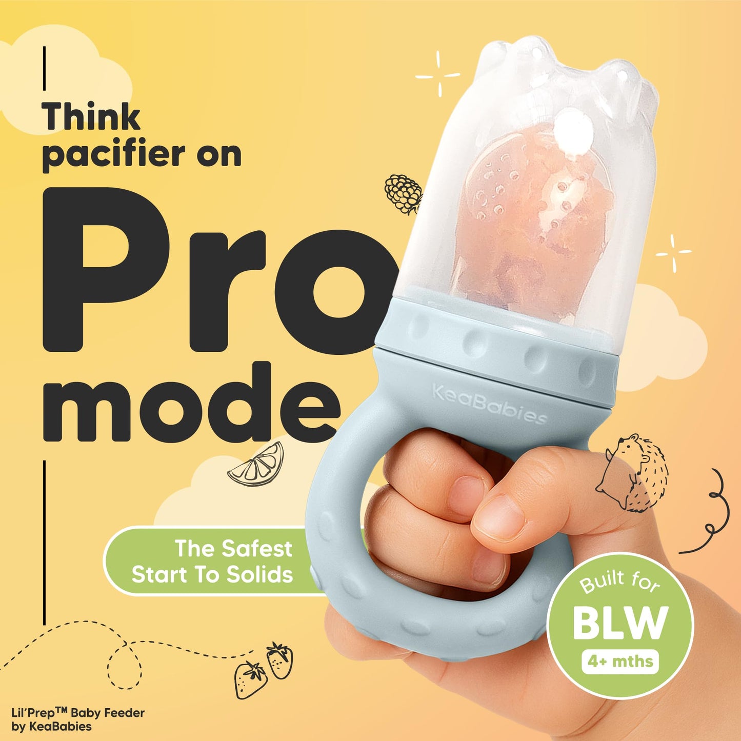 Lil'Prep - Pack de 2 comederos para bebé (Ocean)