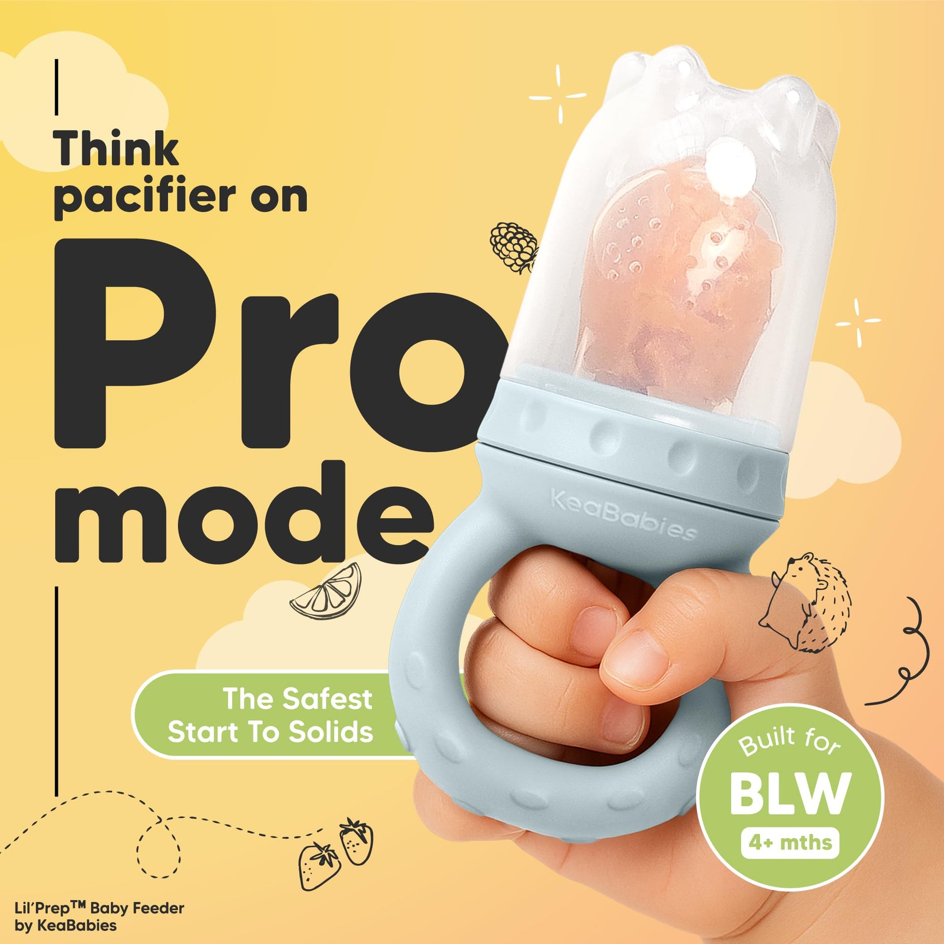 Lil'Prep - Pack de 2 comederos para bebé (Ocean)
