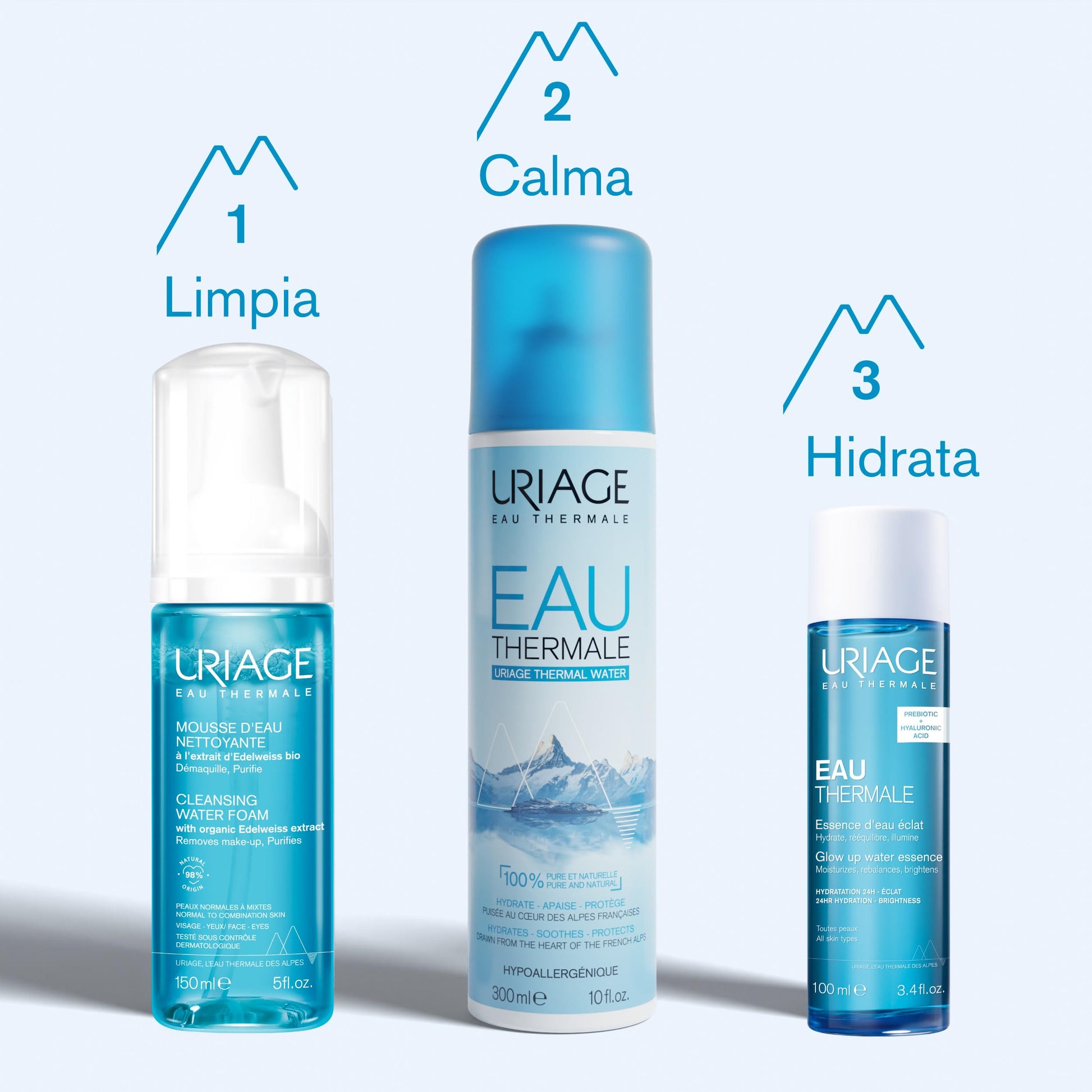 Uriage Esencia tonificante Glow Up - agua termal y HA 100ml