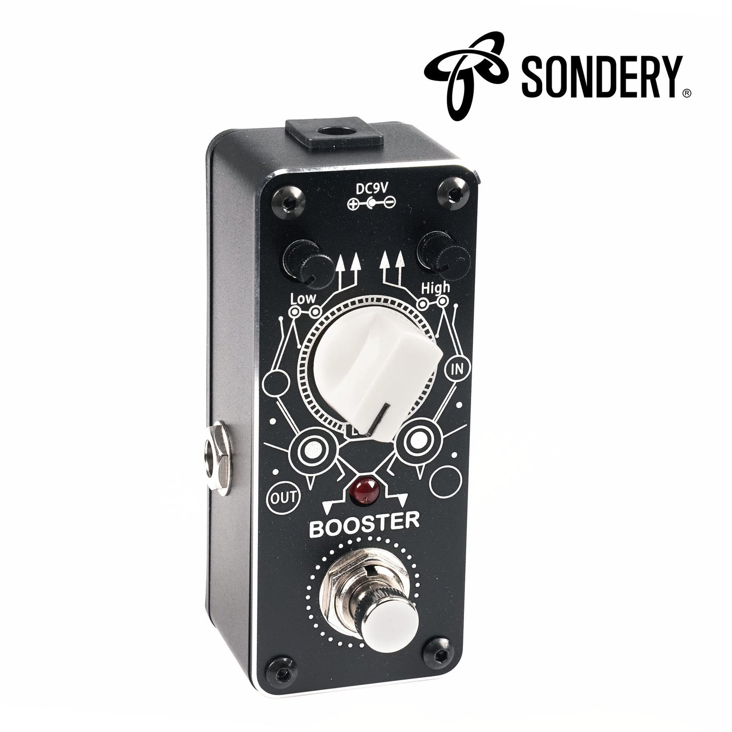 Pedal Boost Para Guitarra Eléctrica y Bajo Sondery Mini True Bypass