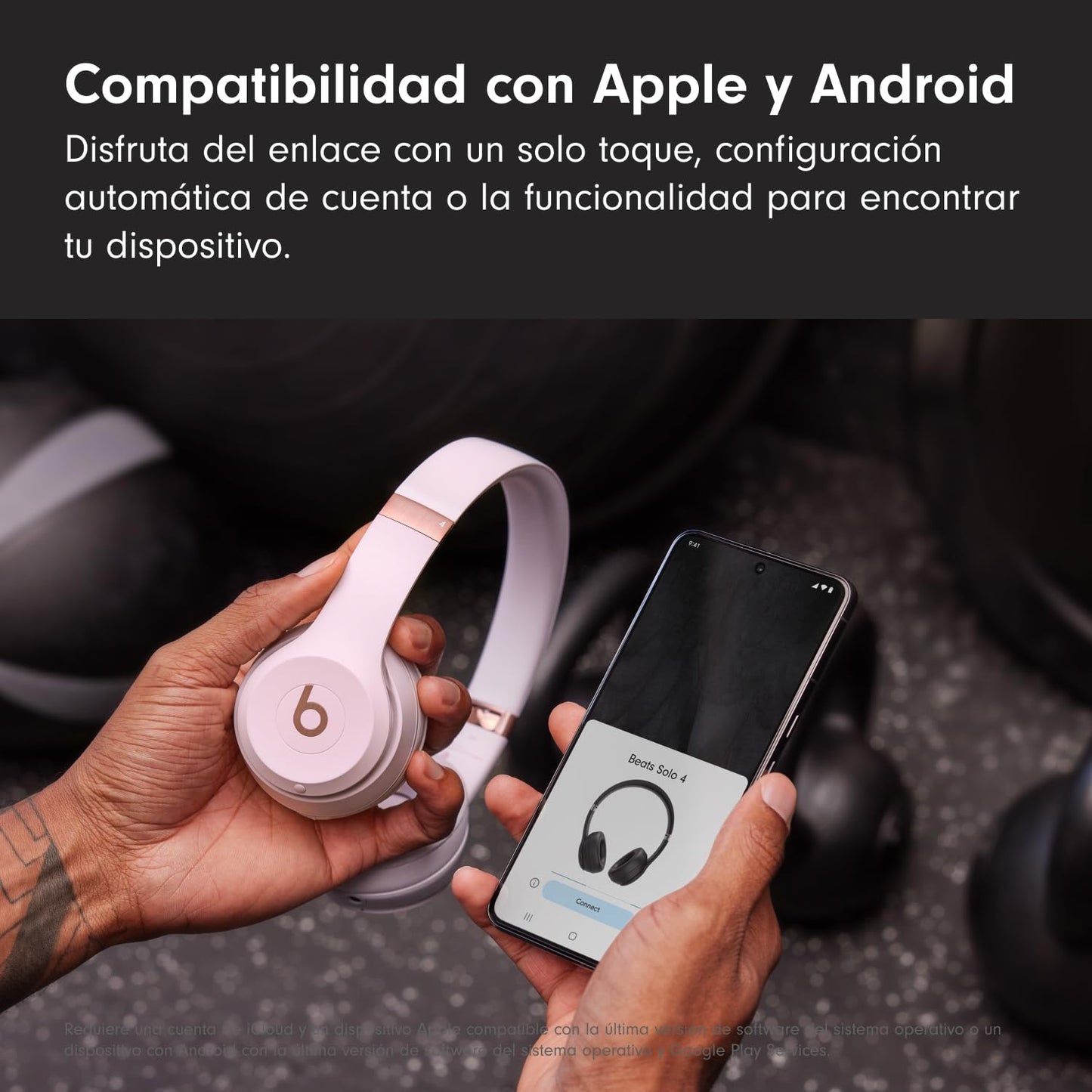 Beats Solo4 - Auriculares supraaurales inalámbricos - Rosa Nube