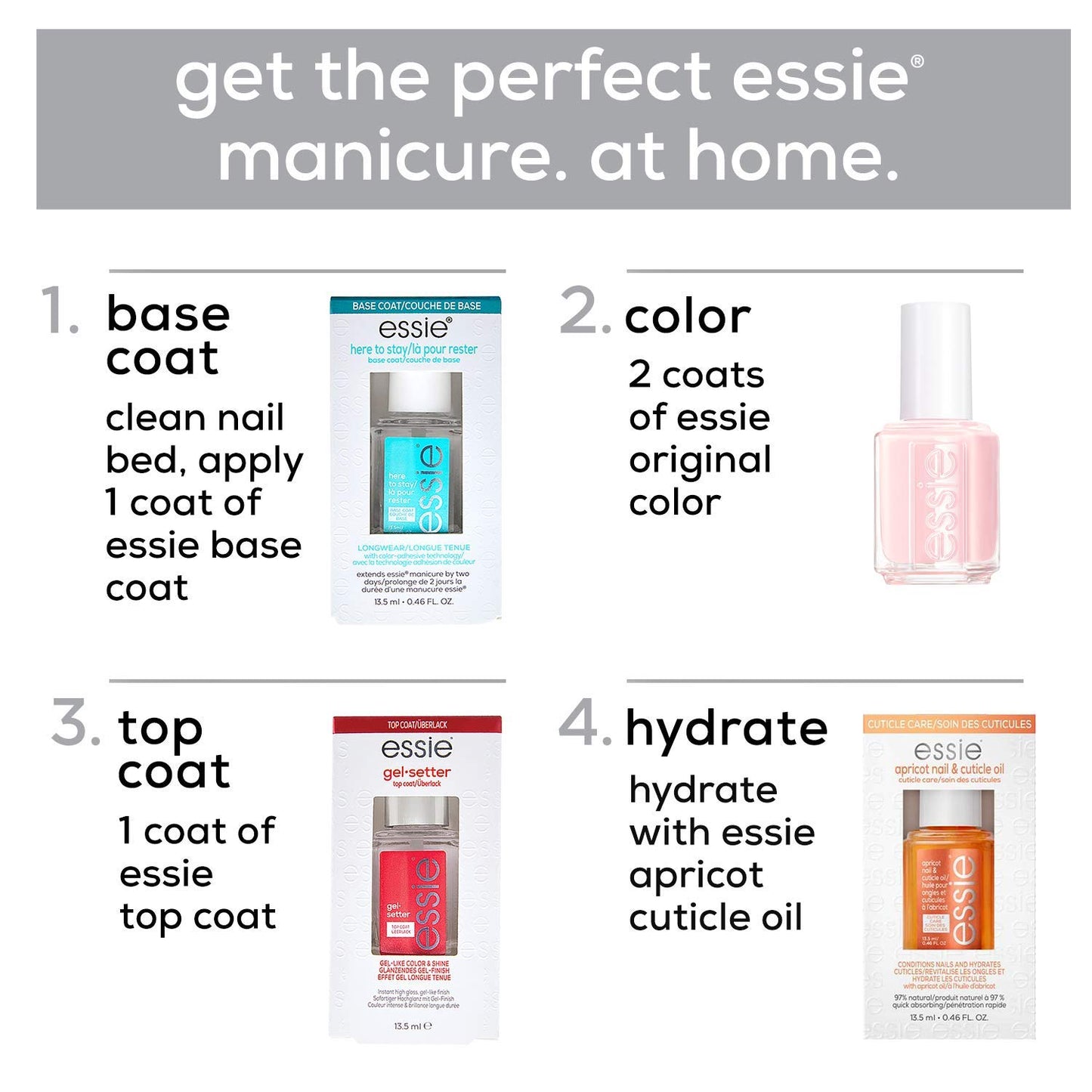 essie Salon-Quality Nail Polish, 8-Free Vegan, Periwinkle Blue, You Do Blue, 0.46 fl oz