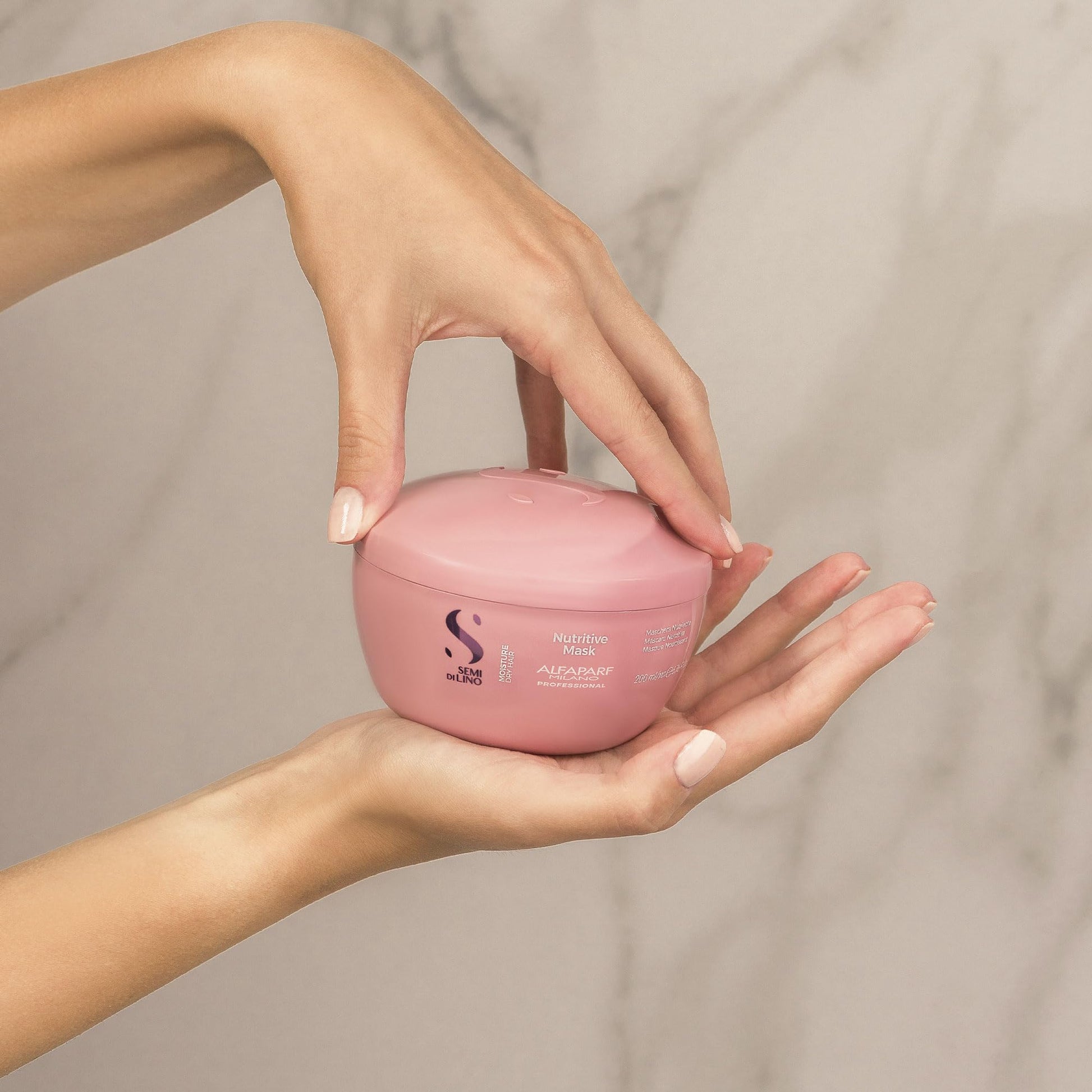 Máscara Nutritiva Alfaparf Milano Semi Di Lino para Cabello Seco Seguro en Cabello Tratado con Color