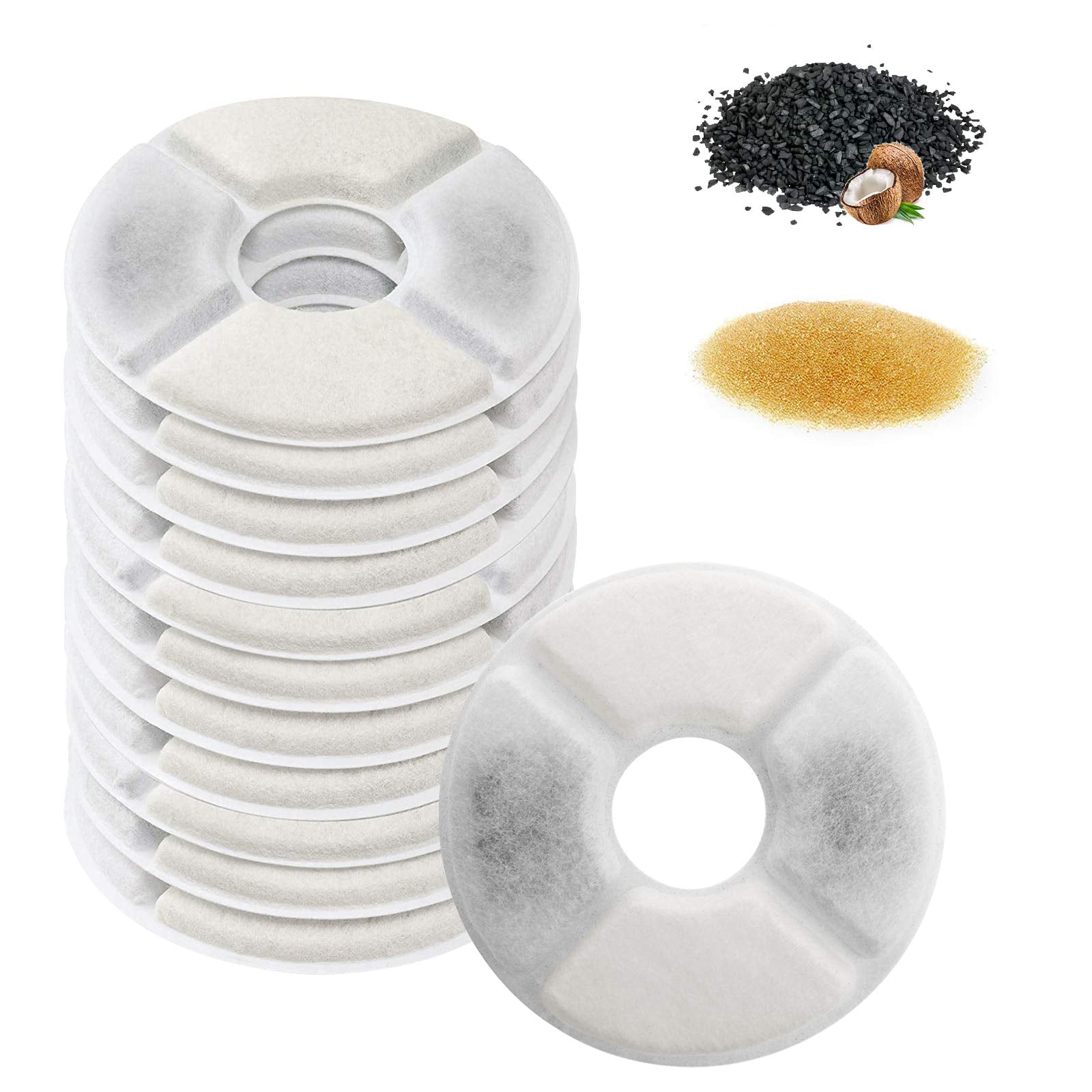 Filtros para Fuente de Gatos Simpeak con Carbón Activado y Intercambio Iónico